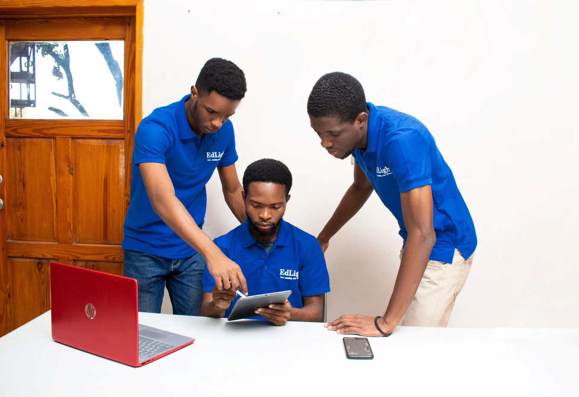 EdLight students in a group setting